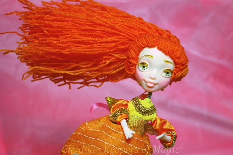 Chydiki - Fairy OOAK Art dolls, artist collectible fantasy clay toys - 6
