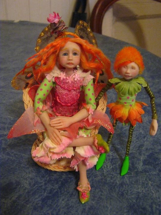 OOAK Creations Fairy - Dolls in Polymer Clay - Fimo by Paola Erriu - Авторские скульптуры из полимерной глины