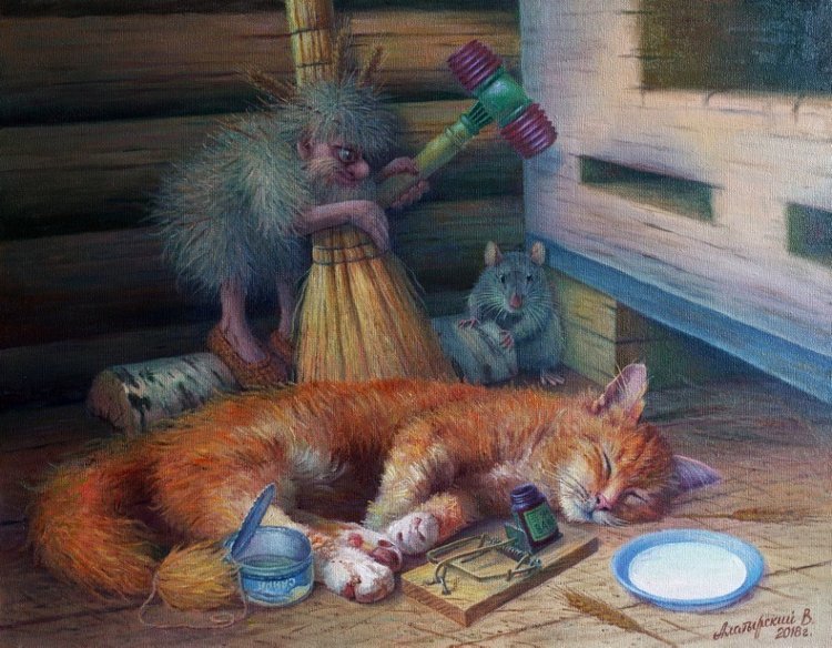 Приключения домовёнка и рыжего кота (фото 6)