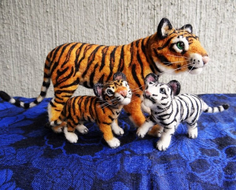 FineFeltedCritters - Авторские войлочные скульптуры by Carol Rossi - ч.2