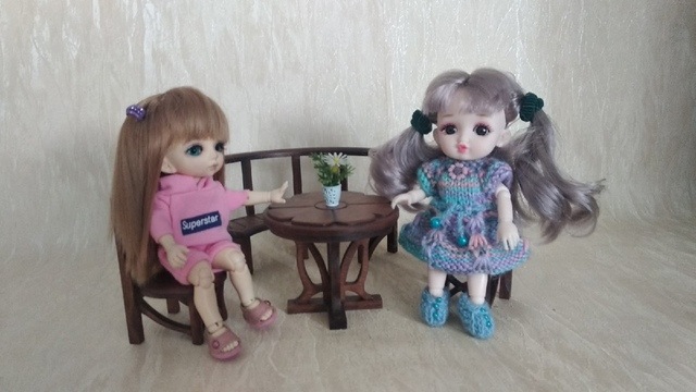 Столовый набор для кукол БЖД и не только ( ростом до 16 см) (фото 7)