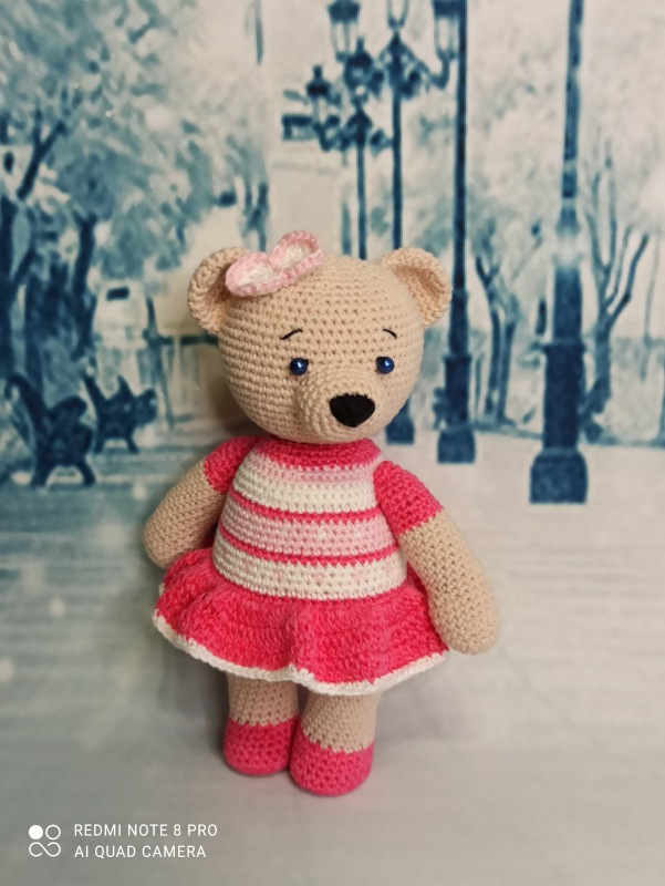 Мишки-близняшки — Вязаные игрушки и амигуруми: крючком (фото 5)