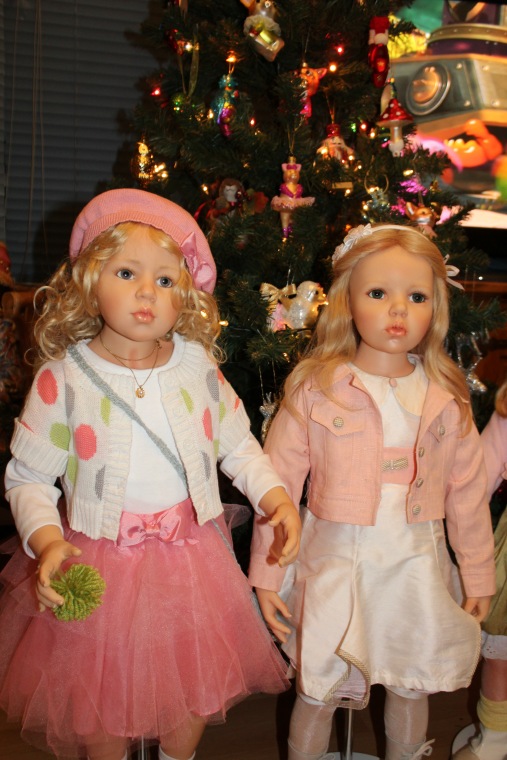 Новогодняя елка с моими куклами от Hildegard Gunzel