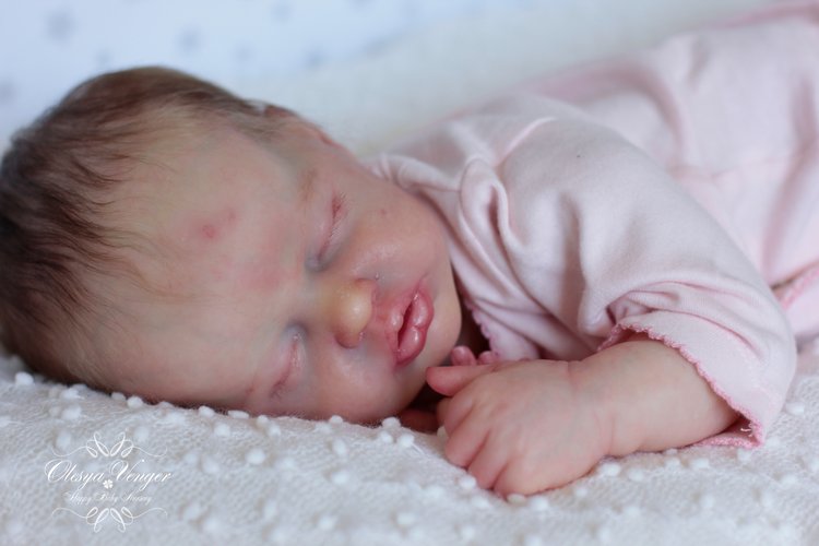 Моя крохотуля Инди. Кукла реборн Олеси Венгер