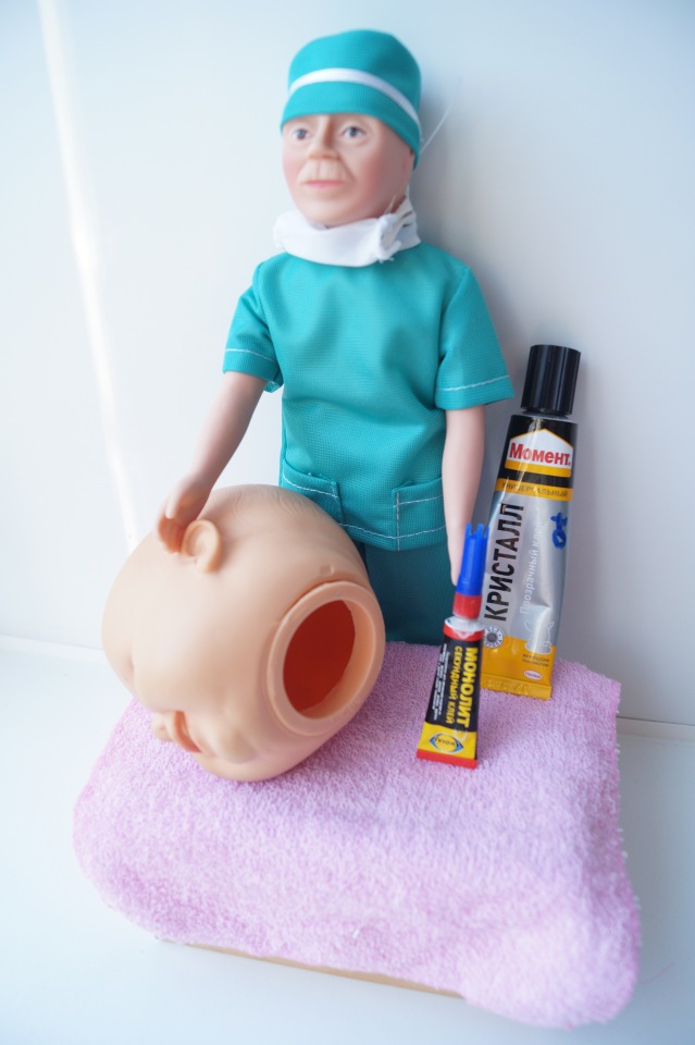 Первая выписка декабря. Поломки шейных шарниров и способы их исправления, избавляем волосы Барби от жира. Преображение