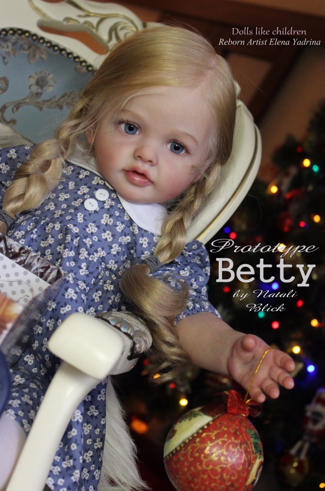 Прототип Betty от Natali Blick. Моя версия. Куклы реборн Елены Ядриной