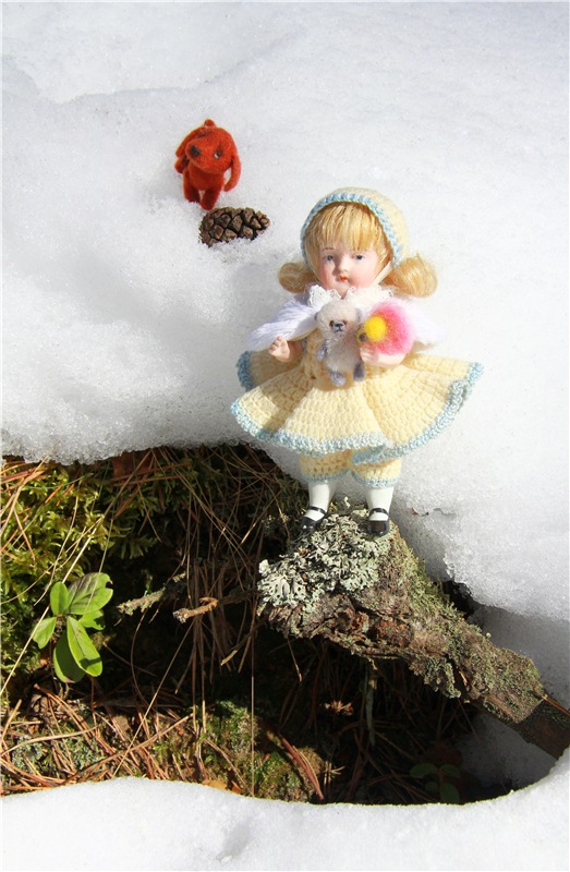 Девочка Весна. Strobile & Wilken Doll