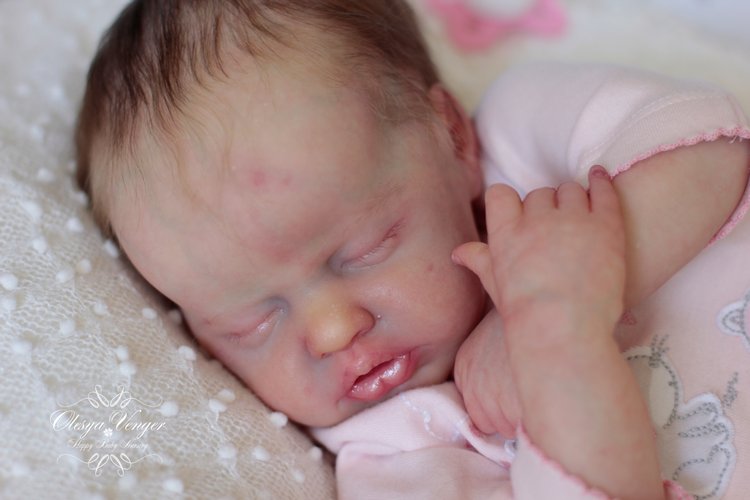 Моя крохотуля Инди. Кукла реборн Олеси Венгер