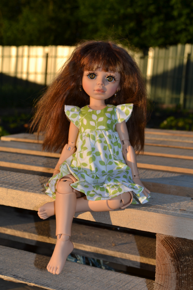 Моя маленькая Снегурочка и солнце (фото 2)