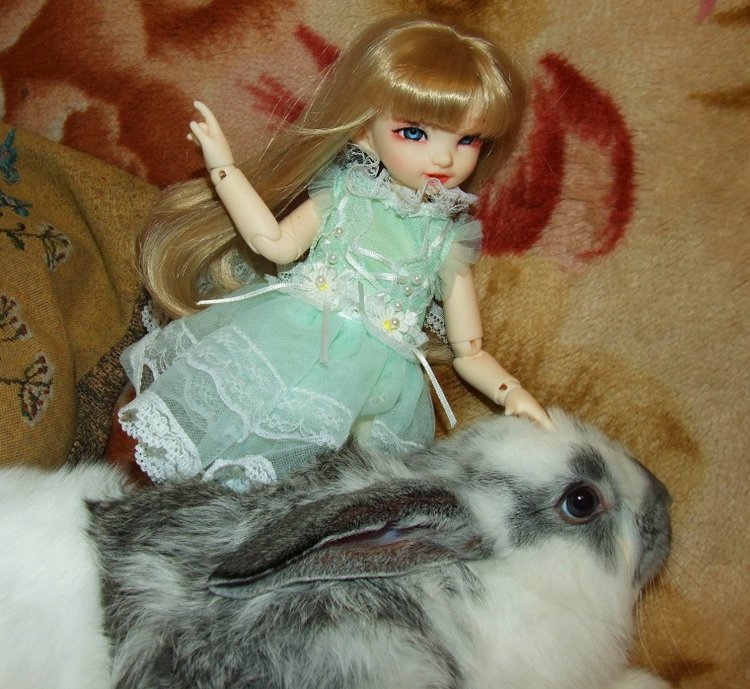 История Алиски 2 - Пасхальная, с белыми кроликами) | Бэйбики История Алиски 2 - Пасхальная, с белыми кроликами) (фото 9)