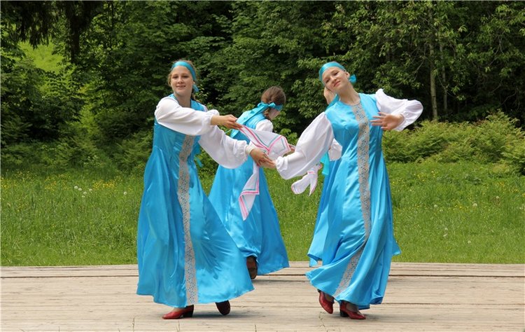 "Троицкие гуляния" в Василёво, 2017 год, продолжение. Архитектурно-этнографический музей под открытым небом "Василёво"