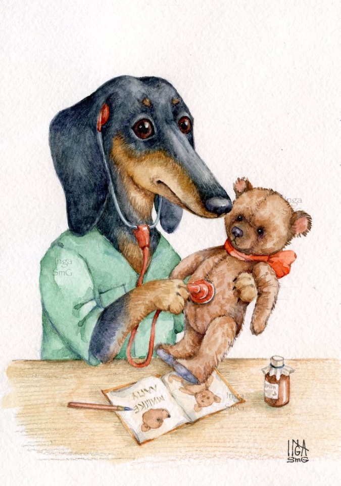 Предновогодние денёчки! Улыбнёмся вместе! Смешные таксы Инги smG