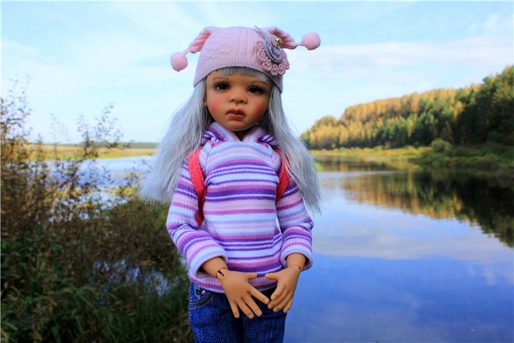 Путешествие Имани на Волгу. Mini Imani от Kaye Wiggs