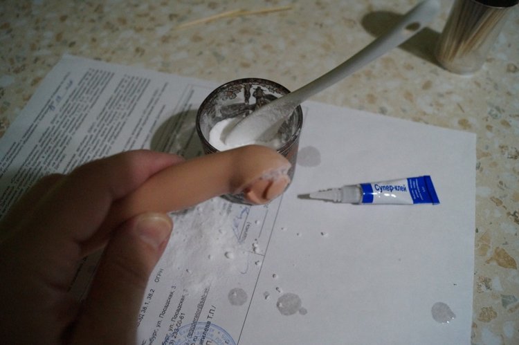 Выписка из кукольной лечебницы + небольшой МК