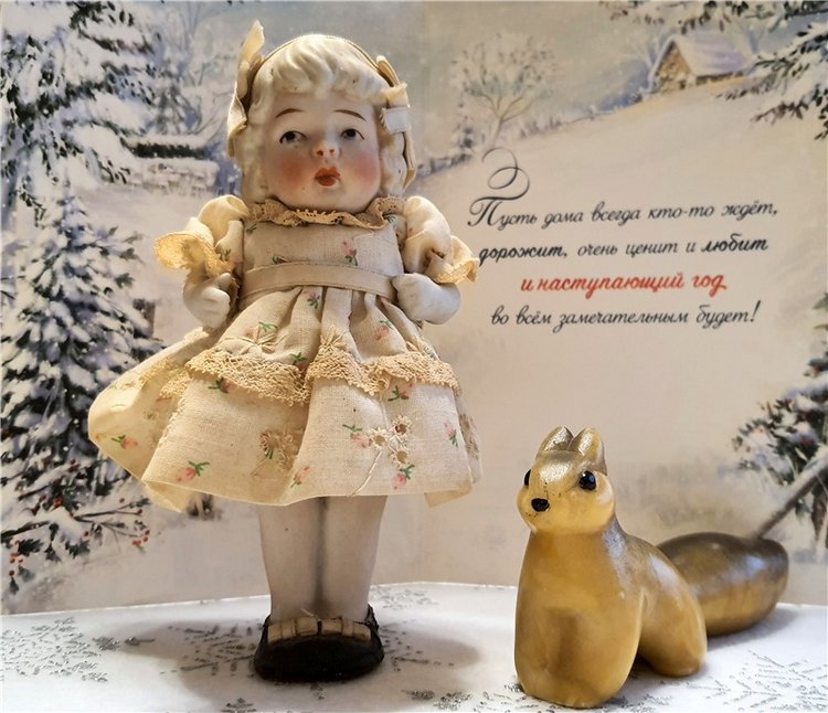 Снежно-Нежно Новогодний — Винтажные куклы ГДР (Немки): Бигги (фото 10)