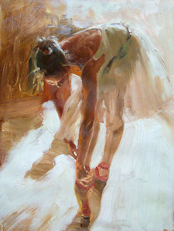 Beatrice Perini. Авторские работы ООАК из глины "терракота" - Балерина. The Rest, часть 3