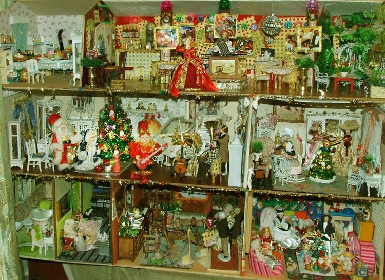 Новогодний домик... Приятные воспоминания