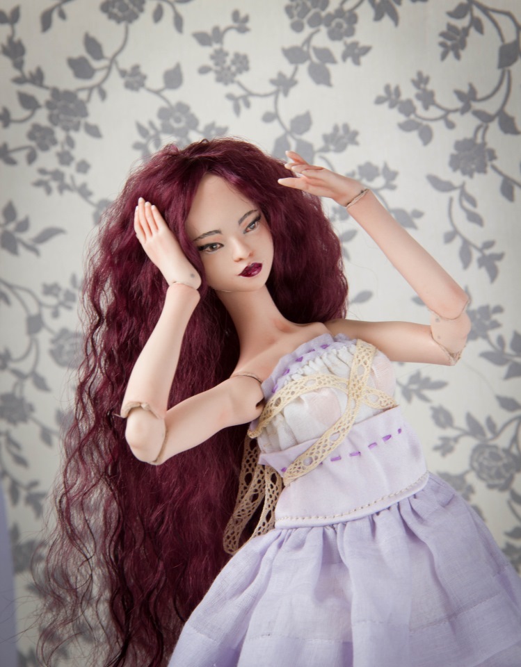 Лянфэн. Фарфоровая шарнирная кукла от Skvorkadolls