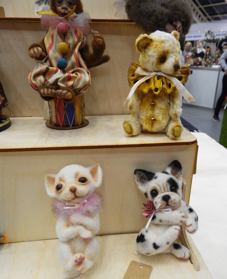 XV Международный осенний салон авторских кукол на Тишинке с 4 по 6 октября 2019 года в Москве - часть 3