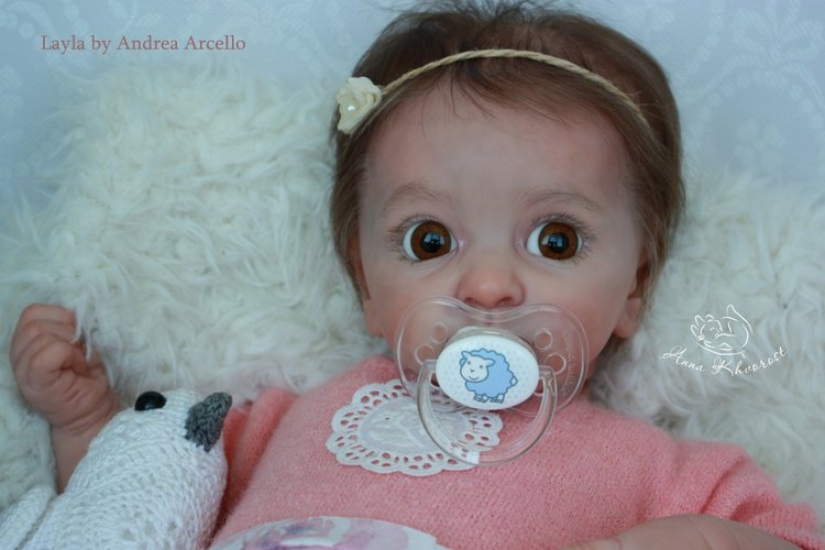 Кукла реборн из молда Layla (Лэйла) (фото 6)