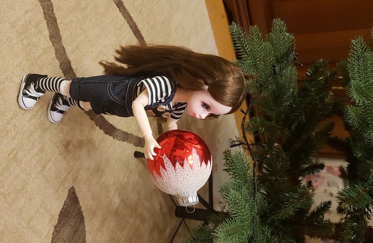 Майя и ёлочка №2 — Куклы с Алиэкспресс (Aliexpress): Китайские шарнирные (фото 7)