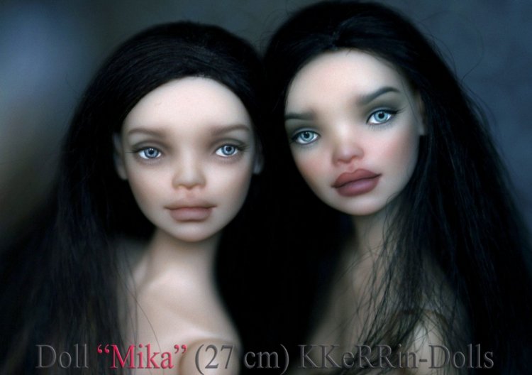 Шарнирная авторская кукла "Мика" (27см) от KKeRRin-Dolls, 2 часть