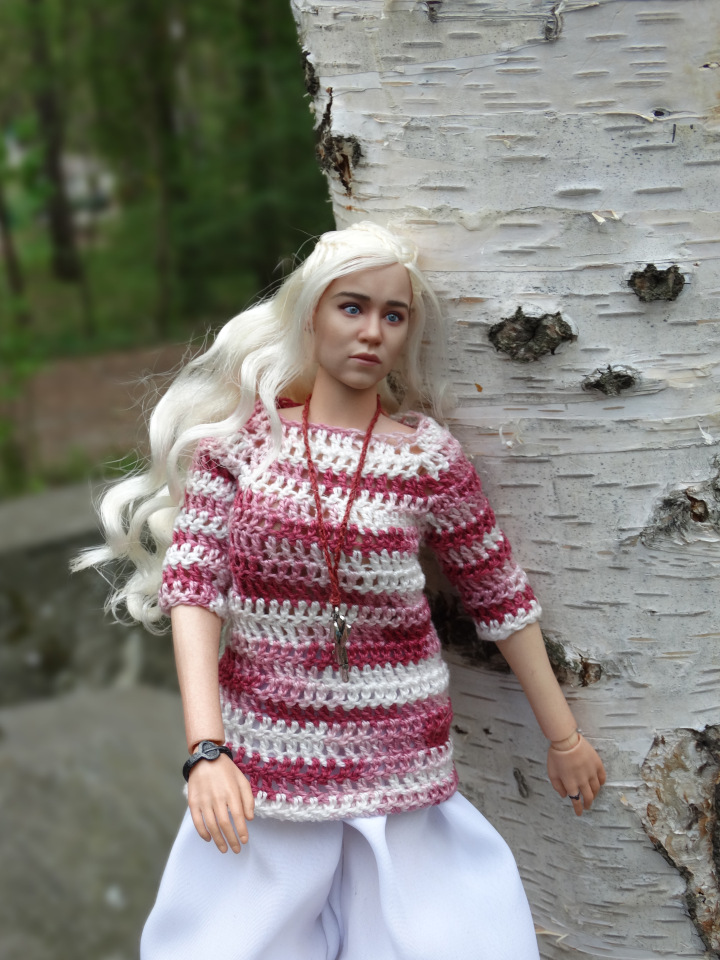 Совсем другой стиль для Дэни. Экшен-кукла Daenerys от ThreeZero