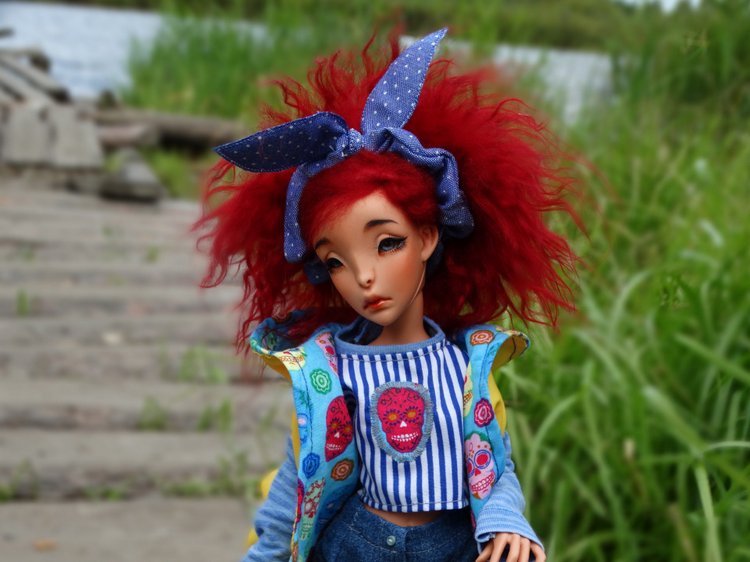 Каменный остров. Поездка с БЖД куколкой от Лиликэт