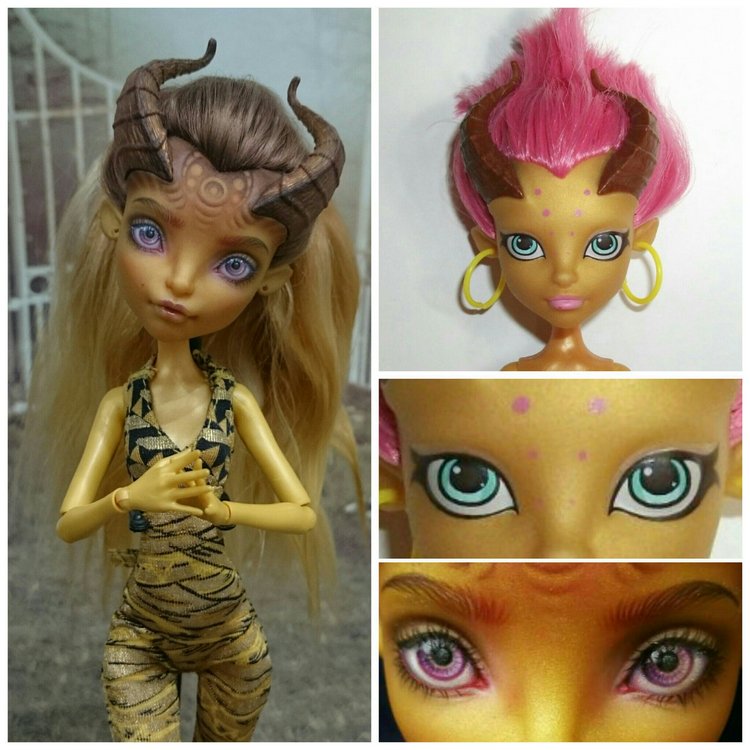 Монстрики моими глазами — ООАК и репейнт кукол (Custom): Barbie (фото 3)