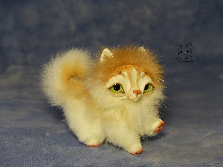 Щенок Хаски, миниатюра. Рыжий окрас (фото 6)