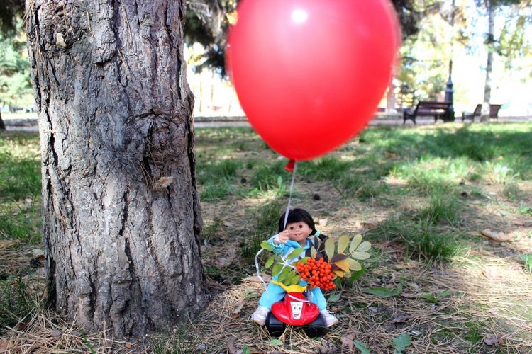 Осень моих вихтелят 2 — Куклы Rosemarie Anna Muller (Мюллер): Вихтели (Wichtel)