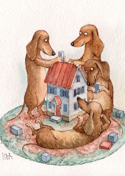 Предновогодние денёчки! Улыбнёмся вместе! Смешные таксы Инги smG