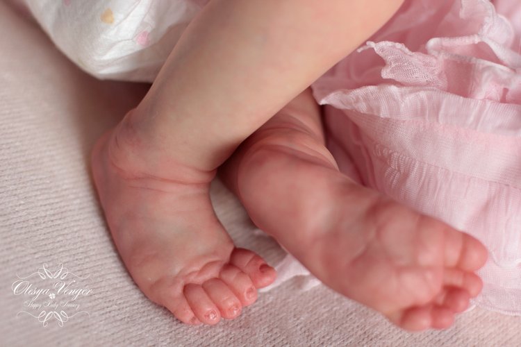 Моё новогоднее солнышко. Малышка из молда Санни. Кукла реборн Олеси Венгер (фото 2)