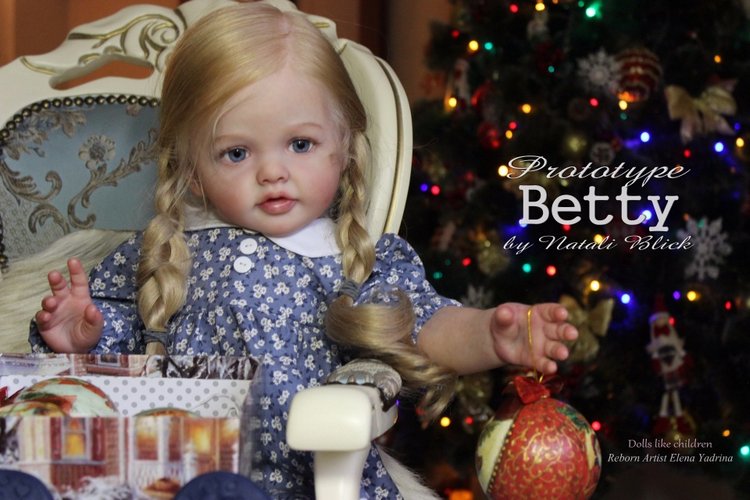 Прототип Betty от Natali Blick. Моя версия. Куклы реборн Елены Ядриной
