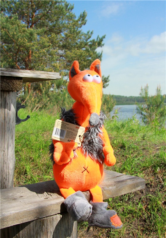 Хитрый Лис. Мягкая игрушка Хитрый Лис & Valenki, фирма MaxiToys (фото 8)