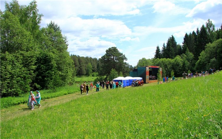 "Троицкие гуляния" в Василёво, 2018 год, продолжение. Архитектурно-этнографический музей под открытым небом. Василёво