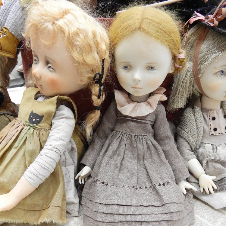 XV Международный осенний салон авторских кукол на Тишинке с 4 по 6 октября 2019 года в Москве - часть 1