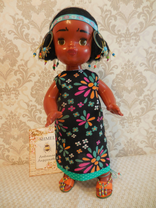 Танцующая кукла. Реставрация и создание авторского образа