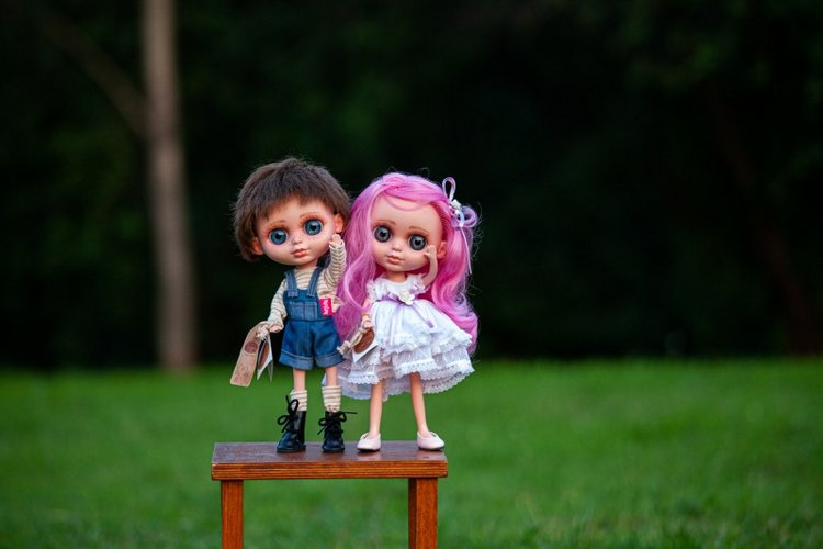 В гостях у STEPHA dolls! Biggers, Миниамигес, Вестида де Азул (фото 9)