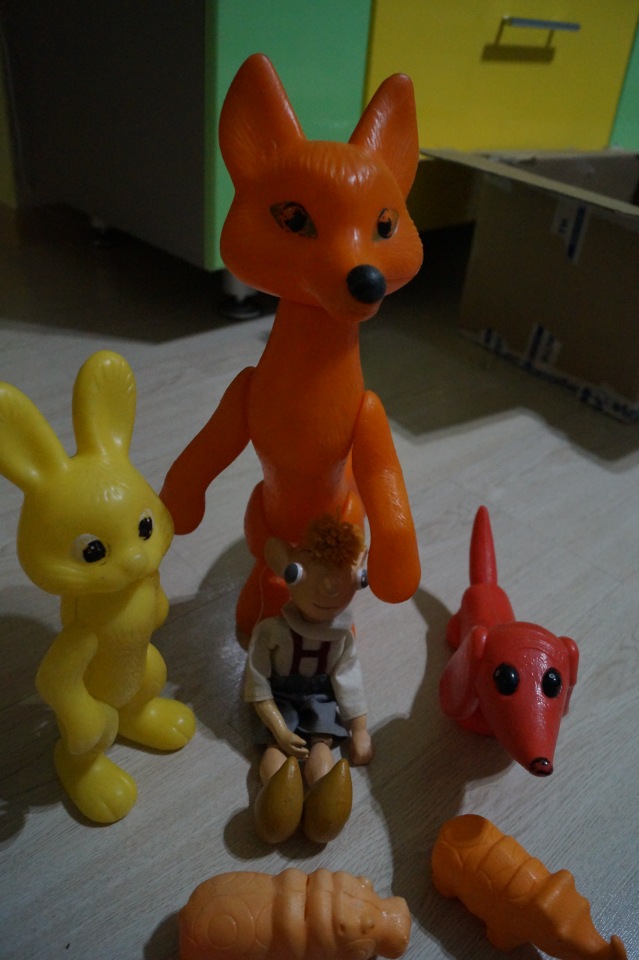 Четвёртая посылочка — Игрушки СССР и советского детства: резиновые