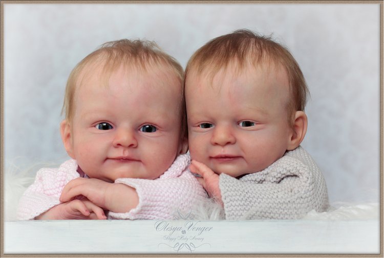 Прототипы Марк и Мэри от Ольги Ауэр ( Marc and Mary by Olga Auer). Куклы реборн Олеси Венгер