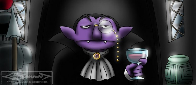 Улица Сезам - частичка детства. Граф фон Знак