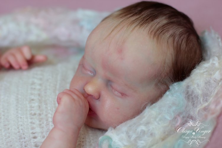 Моя крохотуля Инди. Кукла реборн Олеси Венгер