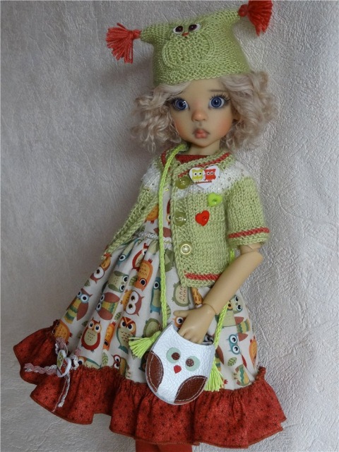 Еще немножко "рукотворчества" для каешек. Лайла-Совенок