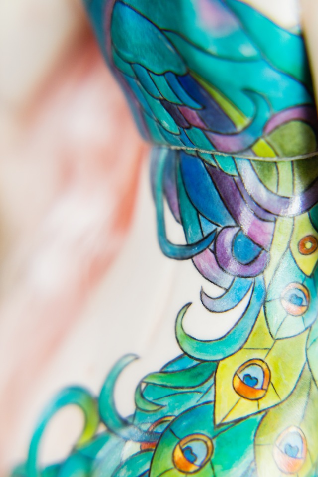 Девушка с татуировкой павлина и Красная Шапочка - фарфоровые куклы | Бэйбики Девушка с татуировкой павлина и Красная Шапочка - фарфоровые куклы (фото 9)