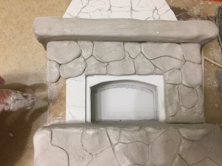 Строим каминный уголок — Мебель для кукол и домиков: фото (фото 2)