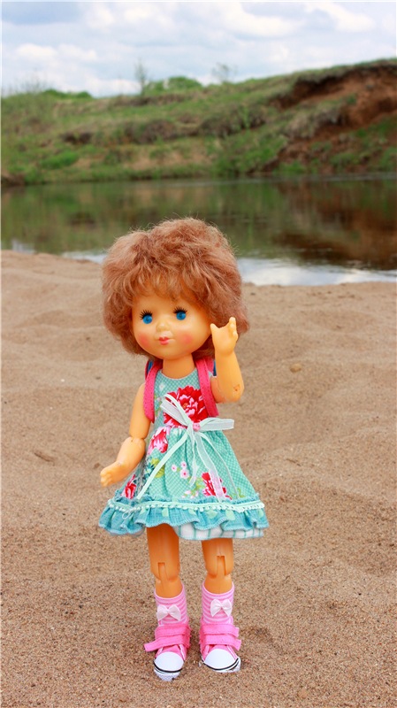 Женя-путешественница — Советские винтажные куклы (СССР): Ленигрушка