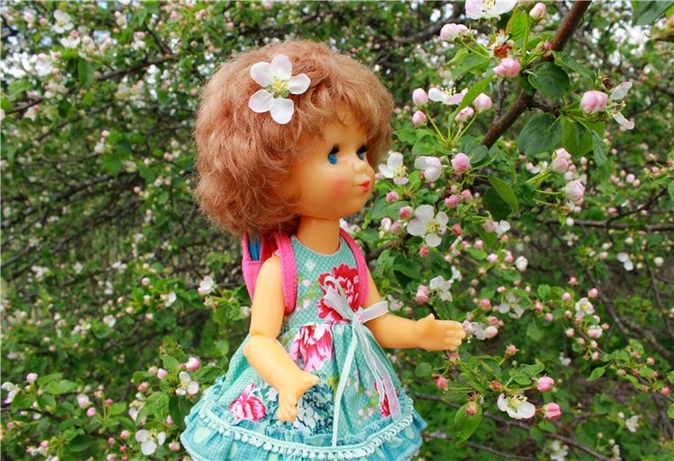 Женя-путешественница — Советские винтажные куклы (СССР): Ленигрушка