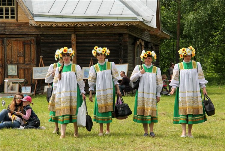 "Троицкие гуляния" в Василёво, 2017 год, продолжение. Архитектурно-этнографический музей под открытым небом "Василёво"
