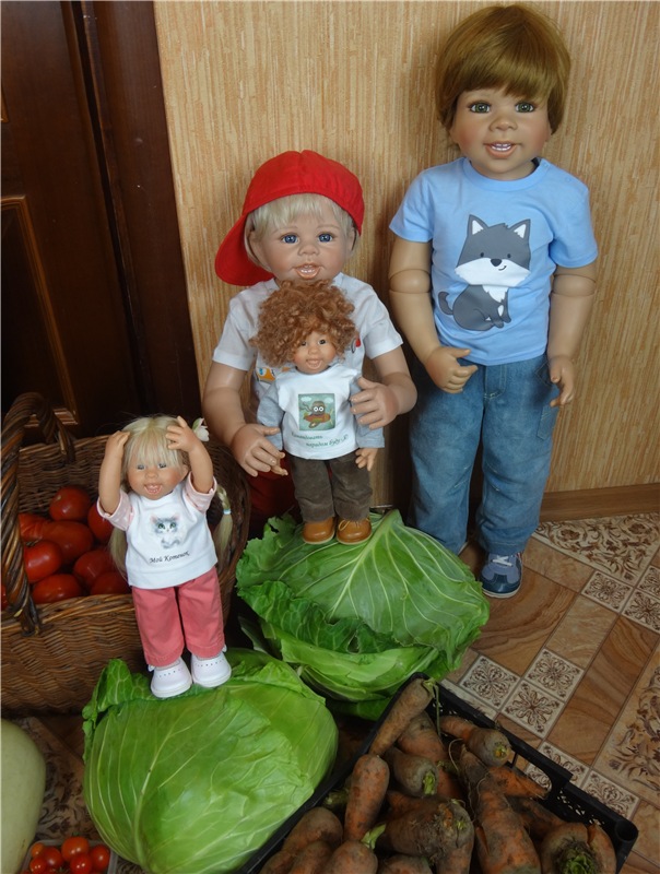 Как мы делали лечо или куклы на кухне